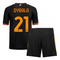 Stroje piłkarskie AS Roma Paulo Dybala #21 Koszulka Trzeciej dla dzieci 2023-24 Krótki Rękaw (+ szorty)